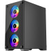 1stPlayer Корпус 1stPlayer X2-M-BK-4F1-PS-600FK-EU Black 600W