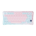 GravaStar Клавіатура механічна GravaStar Mercury K1 Lite 80keys, GravaStar x BSUN Grey, BT/WL/USB, Lumen Rose