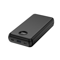 Акумулятор портативний літій-іонний Power Bank 2E 30000мА·год, 65Вт, PD, QC, чорний