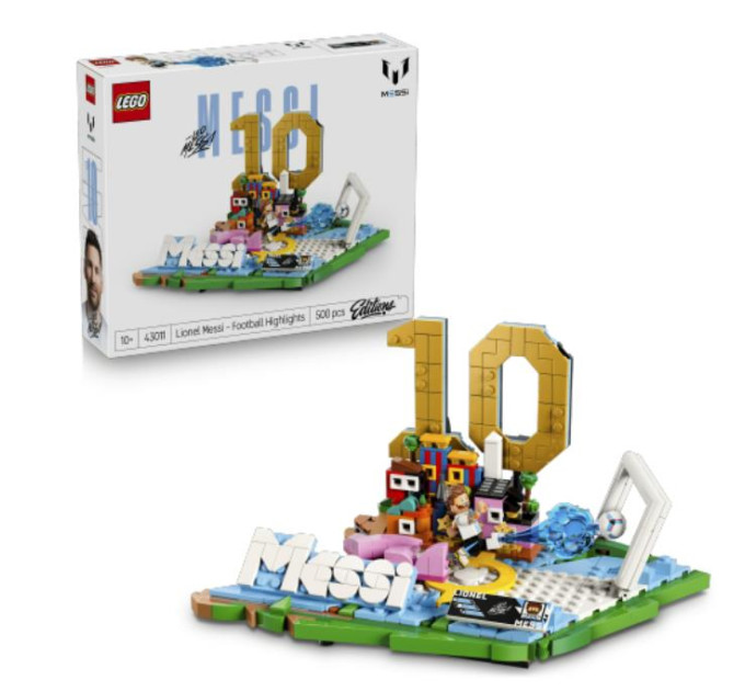LEGO Конструктор LEGO Editions Football Ліонель Мессі — найкращі моменти футбольних матчів