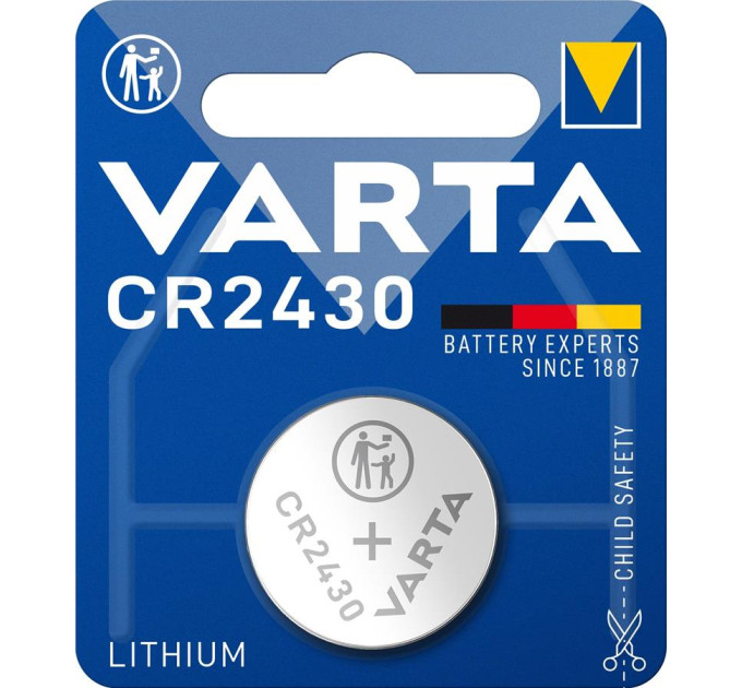 Varta Батарейка Varta CR 2430 BL 1шт