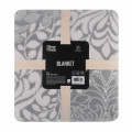 ARDESTO Textiles Плед ARDESTO Leonardo 150х200см, 50% бавовна, 30% поліестер, 20% акрил, вензель, сірий