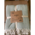 ARDESTO Textiles Плед ARDESTO Basic 150х200см, 100% бавовна, зелений