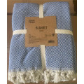 ARDESTO Textiles Плед ARDESTO Basic 150х200см, 100% бавовна, синій