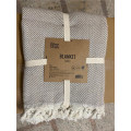 ARDESTO Textiles Плед ARDESTO Basic 200х230см, 100% бавовна, бежевий