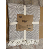 Плед ARDESTO Basic 200х230см, 100% бавовна, бежевий