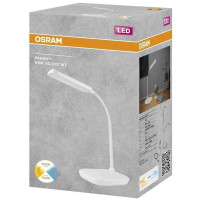 Лампа настільна OSRAM Panan DISK SQ 12W 3000К 4000К 6500К з димером, білий