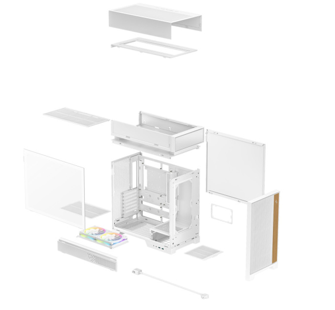 Deepcool Корпус DeepCool CL660 White (R-CL660-WHNNA0-G-1)