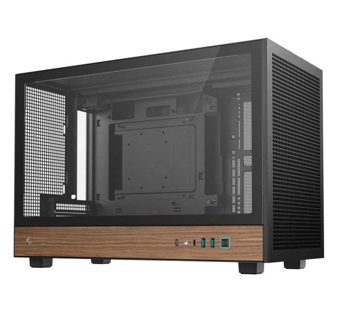 Deepcool Корпус DeepCool CH260 Wood Black (R-CH260-BKNWM0-G-1)
