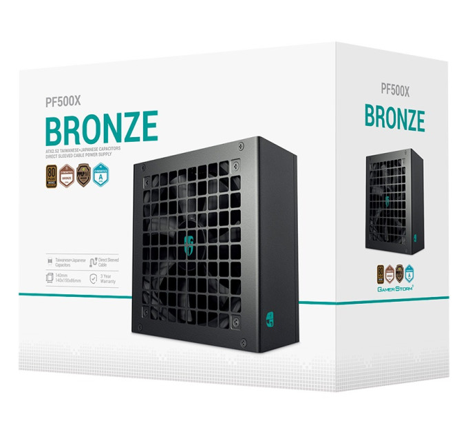 GamerStorm Блок живлення DeepCool GamerStorm PF500X 500W (R-PF500X-HD0B-JGEU)