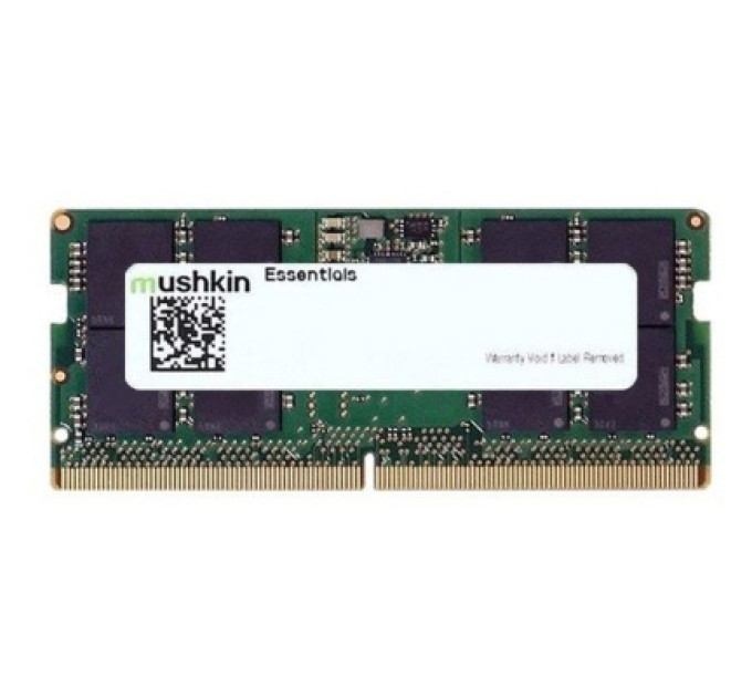 Mushkin Модуль пам'яті для ноутбука SoDIMM DDR5 16GB 4800 MHz Essentials Mushkin (MES5S480FD16G)