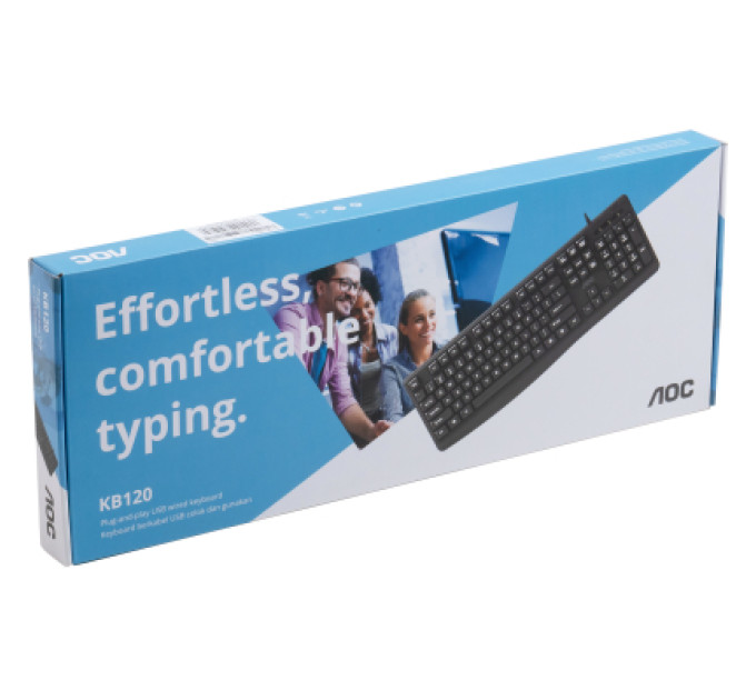 AOC Клавіатура AOC KB120B USB UA Black (KB120B/97)