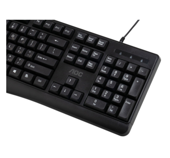 AOC Клавіатура AOC KB120B USB UA Black (KB120B/97)