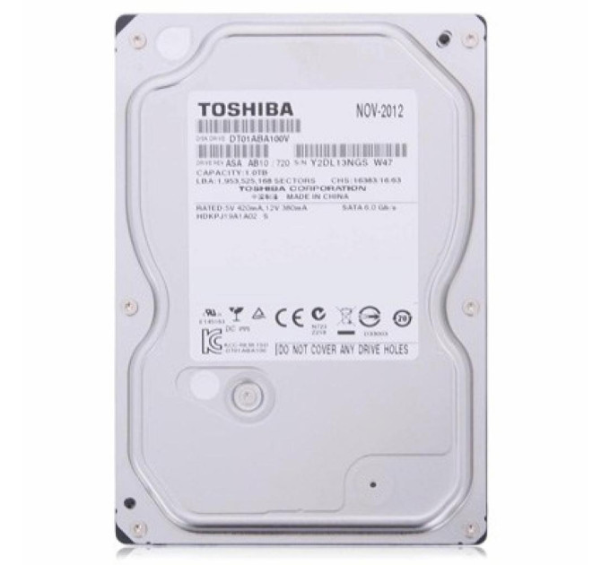 Toshiba Жорсткий диск 3.5" 1TB Toshiba (DT01ABA100V)