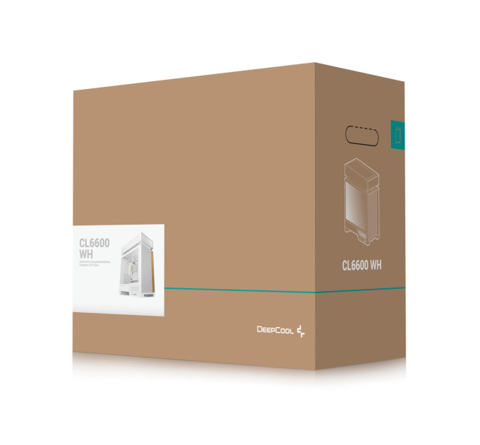 Deepcool Корпус DeepCool CL6600 White (R-CL6600-WHNNA0-G)