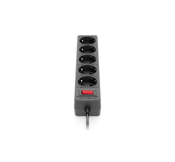 REAL-EL Фільтр живлення REAL-EL RS-Protect 505 1.8 м Black (EL122300044)