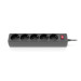 REAL-EL Фільтр живлення REAL-EL RS-Protect 505 3 м Black (EL122300045)
