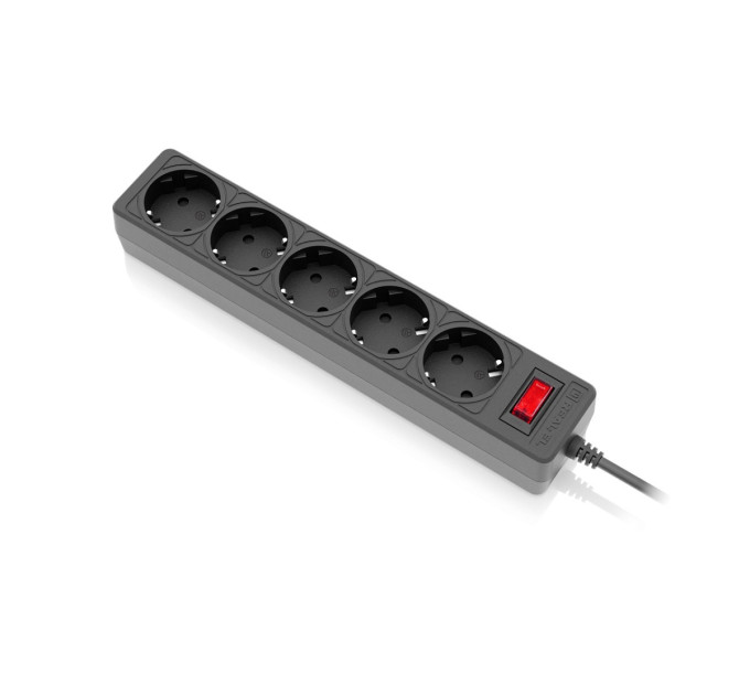 REAL-EL Фільтр живлення REAL-EL RS-Protect 505 3 м Black (EL122300045)