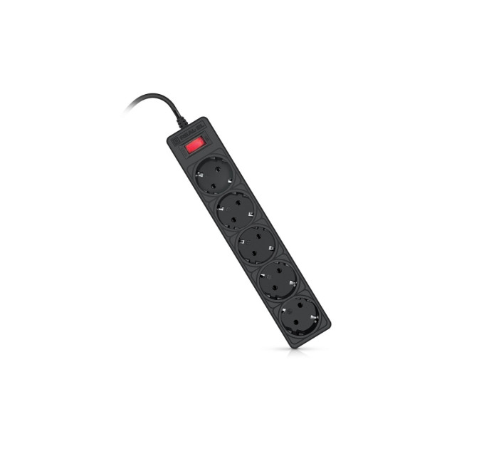 REAL-EL Фільтр живлення REAL-EL RS-Protect 505 5 м Black (EL122300046)