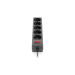 REAL-EL Фільтр живлення REAL-EL RS-Protect 505 5 м Black (EL122300046)