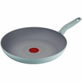 Tefal Kitchenware Сковорода Tefal Halo EUCALYPTUS, 28см, алюміній, бакеліт, сірий