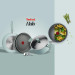 Tefal Kitchenware Сковорода ВОК Tefal Halo EUCALYPTUS, 26см, алюміній, бакеліт, сірий