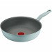 Tefal Kitchenware Сковорода ВОК Tefal Halo EUCALYPTUS, 26см, алюміній, бакеліт, сірий