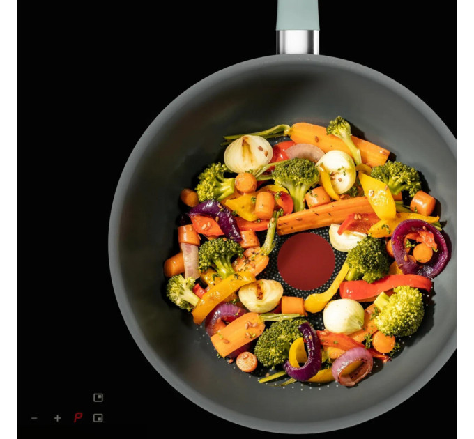 Tefal Kitchenware Сковорода ВОК Tefal Halo EUCALYPTUS, 26см, алюміній, бакеліт, сірий