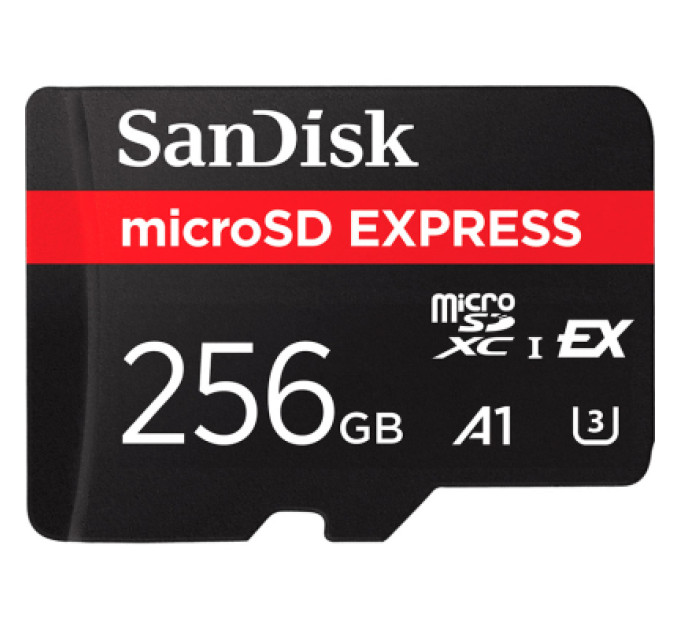 SanDisk Карта пам'яті SanDisk 256GB microSDXC class 10 UHS-I U3 A1 Express (SDSQXFN-256G-GN4NN)