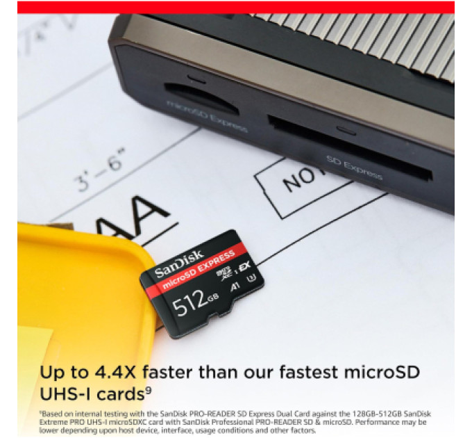 SanDisk Карта пам'яті SanDisk 512GB microSDXC class 10 UHS-I U3 A1 Express (SDSQXFN-512G-GN4NN)