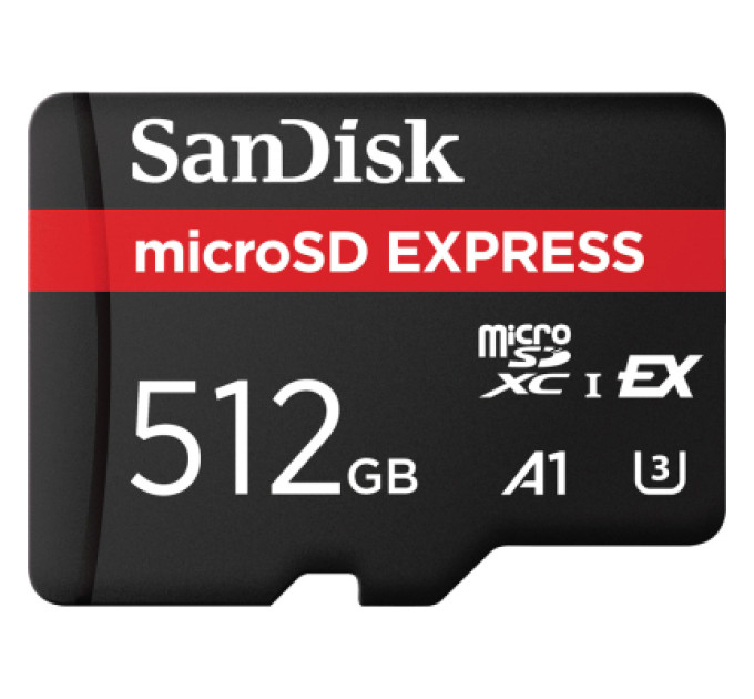 SanDisk Карта пам'яті SanDisk 512GB microSDXC class 10 UHS-I U3 A1 Express (SDSQXFN-512G-GN4NN)