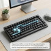 Ajazz Клавіатура Ajazz AK820 Red Switch USB-C UA Black (AK820-R-B)