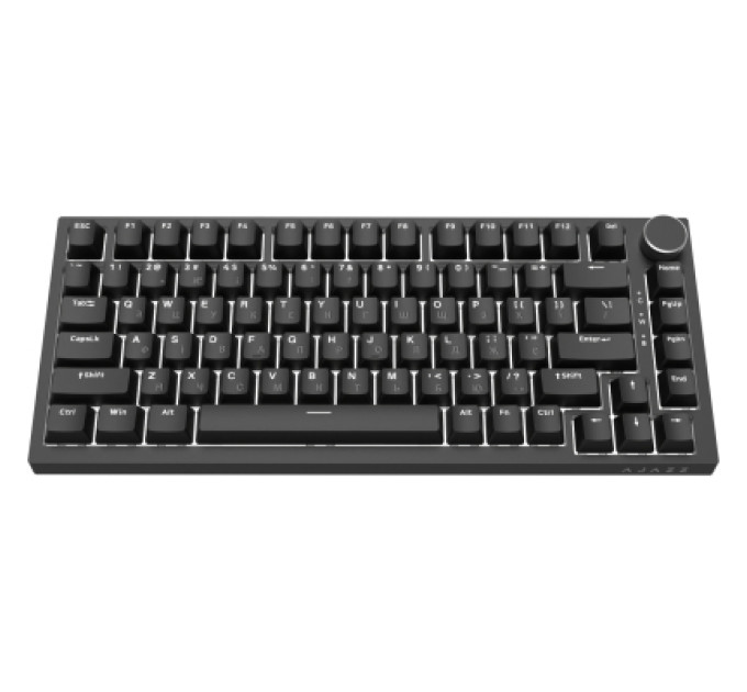 Ajazz Клавіатура Ajazz AK820 Red Switch USB-C UA Black (AK820-R-B)