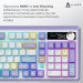 Ajazz Клавіатура Ajazz Maillard V2 Maillard Switch Wireless/Bluetooth/USB UA Purple/White/Blue (AK980-V2-M-PWB)