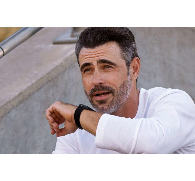 Garmin Смарт-годинник Garmin Venu X1 Black/Slate Titanium with Black Nylon (010-02980-13)