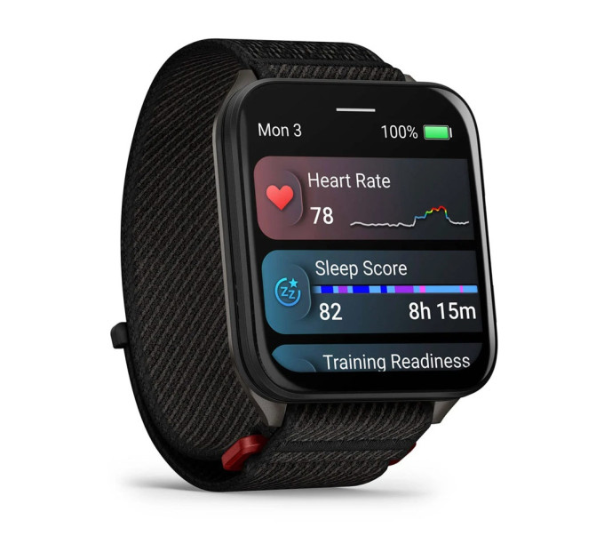 Garmin Смарт-годинник Garmin Venu X1 Black/Slate Titanium with Black Nylon (010-02980-13)