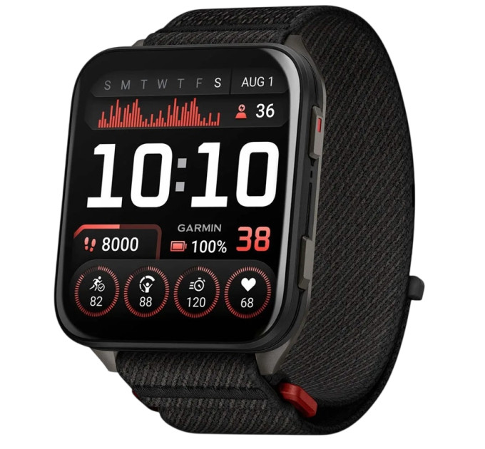 Garmin Смарт-годинник Garmin Venu X1 Black/Slate Titanium with Black Nylon (010-02980-13)
