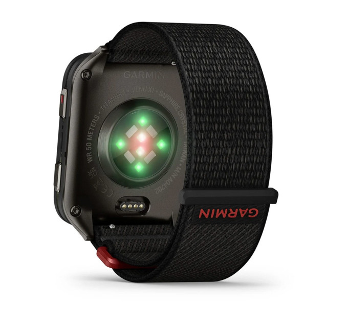 Garmin Смарт-годинник Garmin Venu X1 Black/Slate Titanium with Black Nylon (010-02980-13)