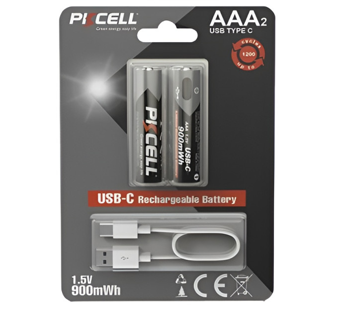 PkCell Акумулятор PKCELL Ni-MH AAA/HR03 900 mAh BL 2шт