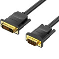 Vention Кабель мультимедійний DVI M to VGA M 1.5m 24+1pin black Vention (EABBG)