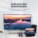 Vention Кабель мультимедійний HDMI M to HDMI M 0.5m V2.0 4K60Hz PVC flat black Vention (AAKBD)