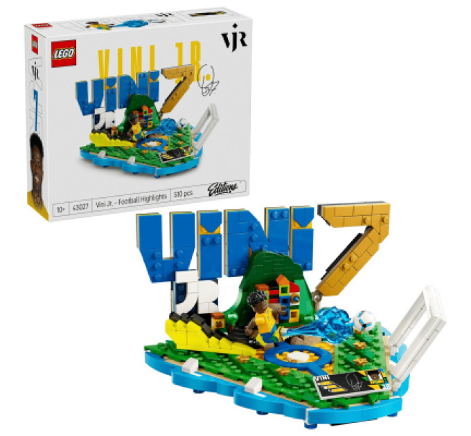 LEGO Конструктор LEGO Editions Football Вінісіус Жуніор — найкращі моменти футбольних матчів (43027)