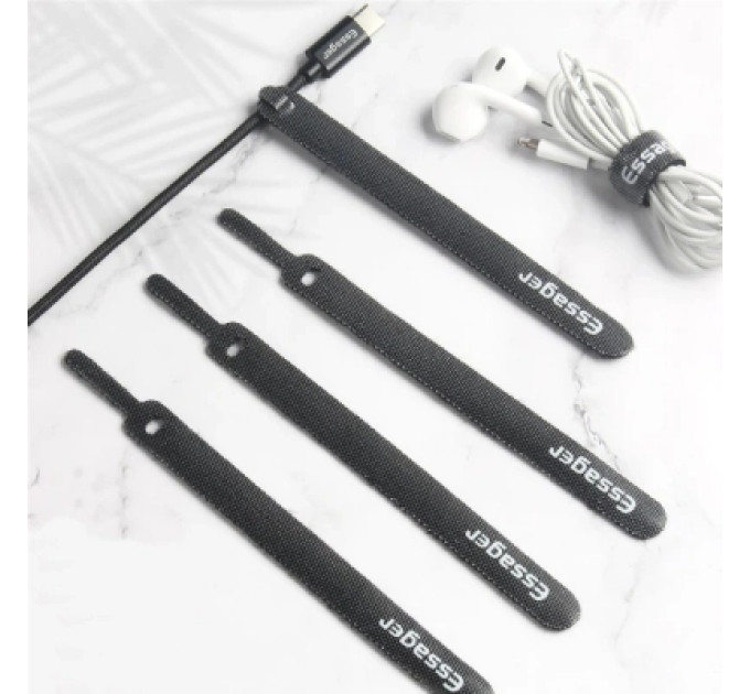 Essager Набір для кріплення Earphone Charger Cord Management Holder Clip 30 pcs/strip Essager (EXD-KBD01)