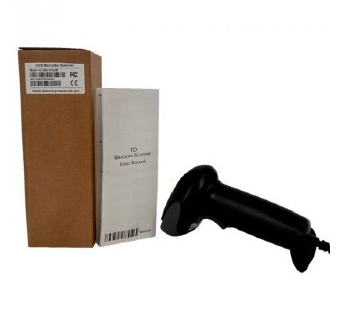 Сканер штрих-коду ІКС ІКС-3206 CCD/1D, USB, black (ІКС-3206-1D-USB)