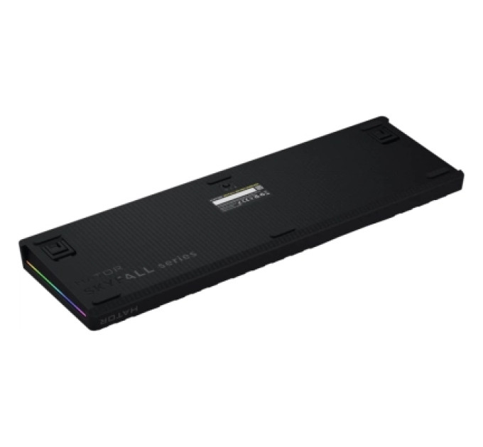 Hator Клавіатура Hator Skyfall 100 PRO Aurum Vanila Silent RGB Wireless/Bluetooth/USB UA Black (HTK4101UA)