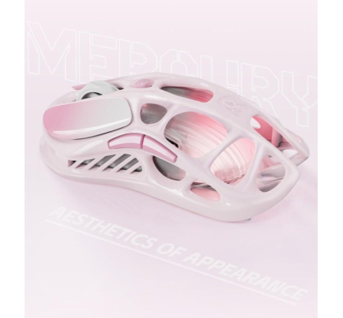 GravaStar Мишка GravaStar Mercury M1 Pro Wireless/Bluetoot/USB Sakura Pink (GRAVASTARM1PRO_PNK)