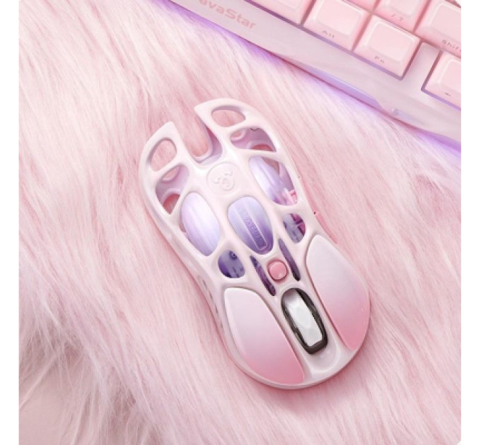 GravaStar Мишка GravaStar Mercury M1 Pro Wireless/Bluetoot/USB Sakura Pink (GRAVASTARM1PRO_PNK)