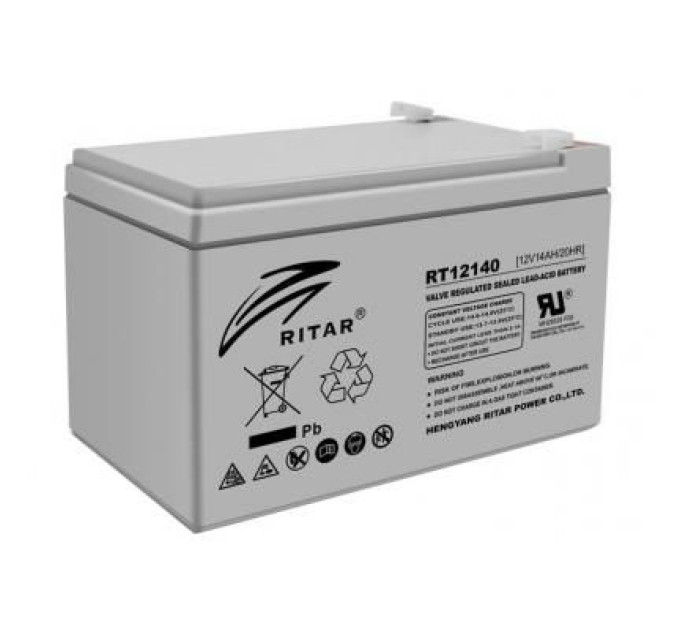 Ritar Батарея до ДБЖ Ritar AGM RT12140, 12V-14Ah (RT12140H)