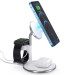 Choetech Магнитное беспроводное зарядное устройство Choetech T586-F 3in1 Magnetic wireless charger station for iPhone