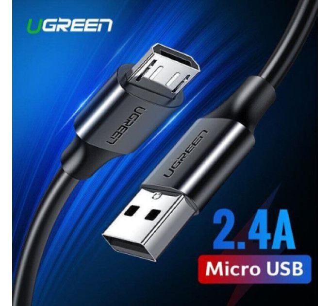 Ugreen Дата кабель USB 2.0 AM to Micro 5P 1.5m US289 (Black) Ugreen (60137)